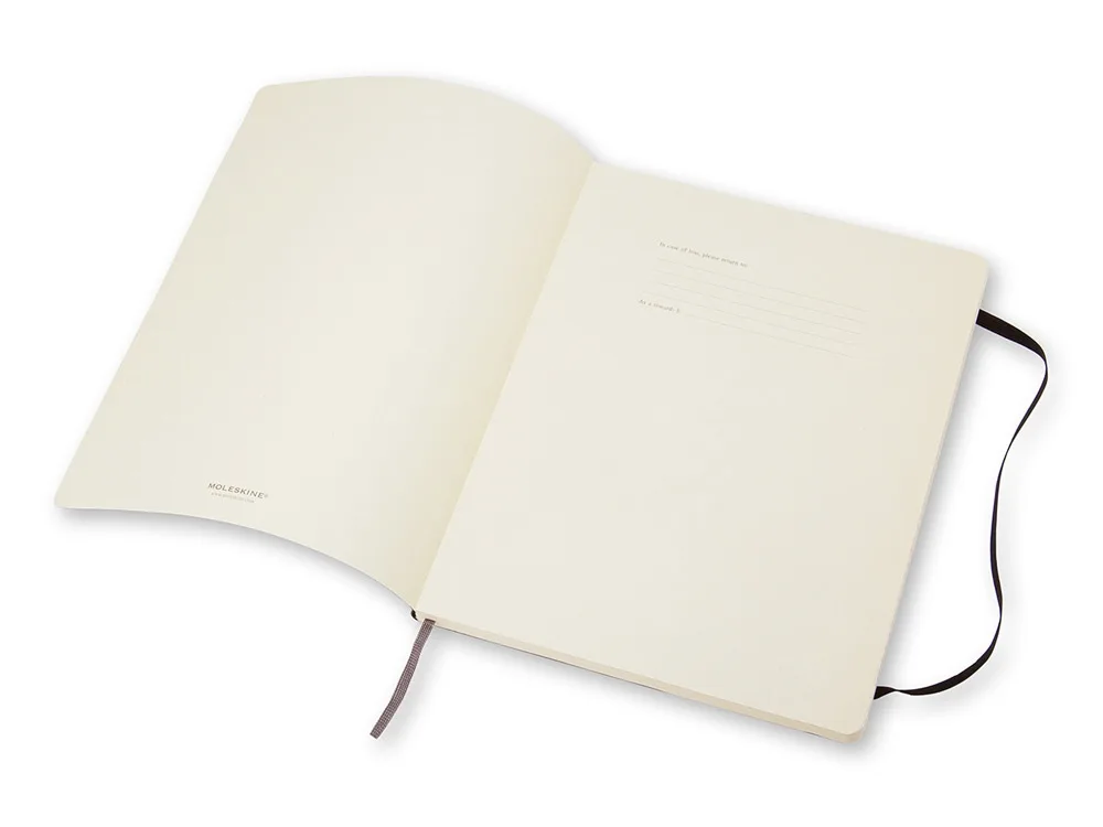 Записная книжка Moleskine Classic Soft (в линейку), ХLarge (19х25 см), черный