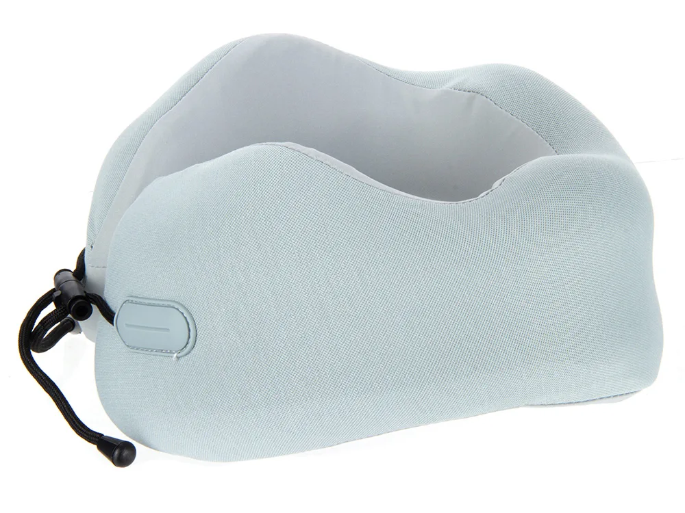 Подушка для путешествий с эффектом памяти Memo "Pillow PRO" M/L English Blue