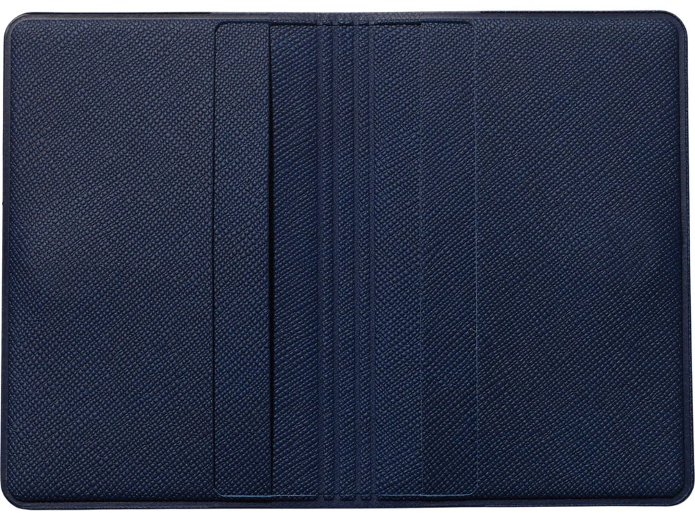 Футляр-книжка на 4-е карты с RFID "Favor", темно-синий