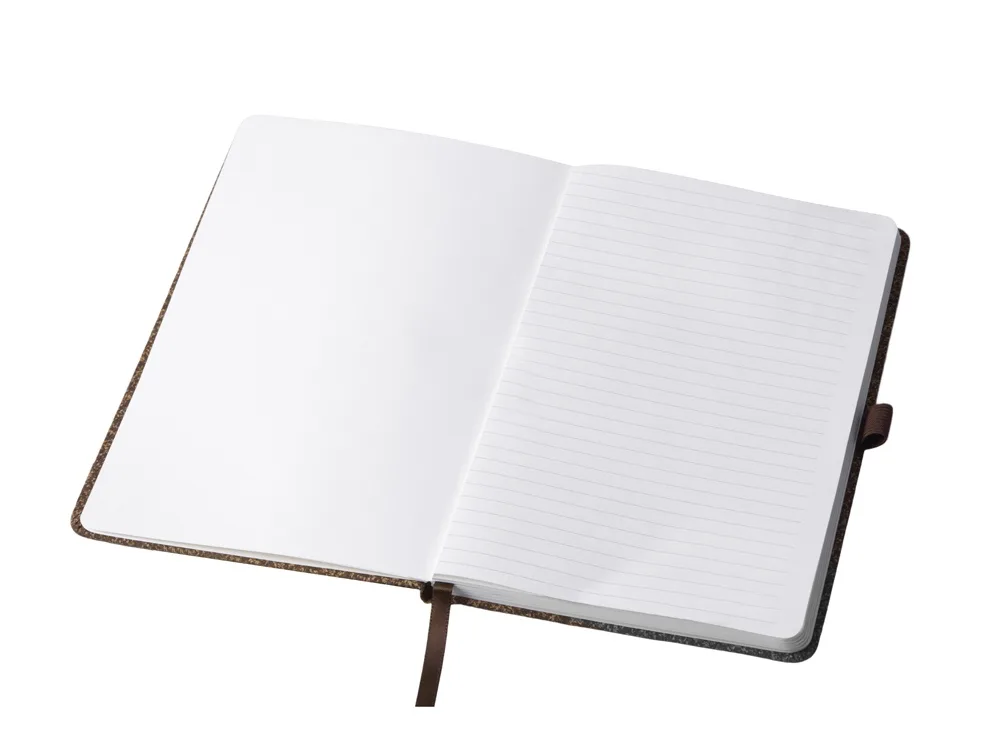 Блокнот из кофейных зерен А5 "Coffee notes", твердая обложка, 80 листов 70 гр/м2 белой бумаги, кофейный