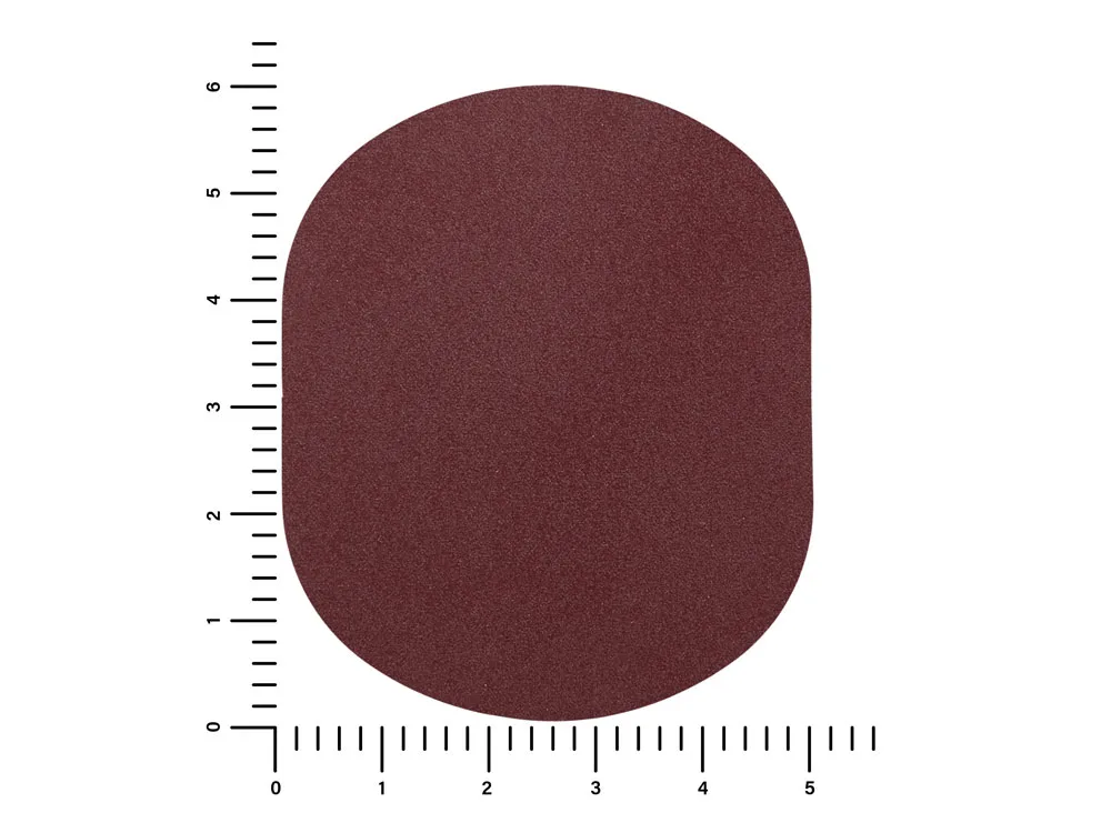 ПАТЧ ОВАЛ nubuk (коричневый ) 6,0 х 5,0 см