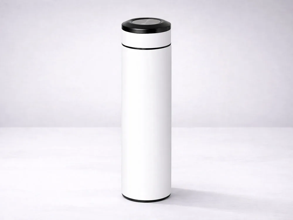 Вакуумный термос "Vacuum Flask C1", soft touch, 420мл, белый