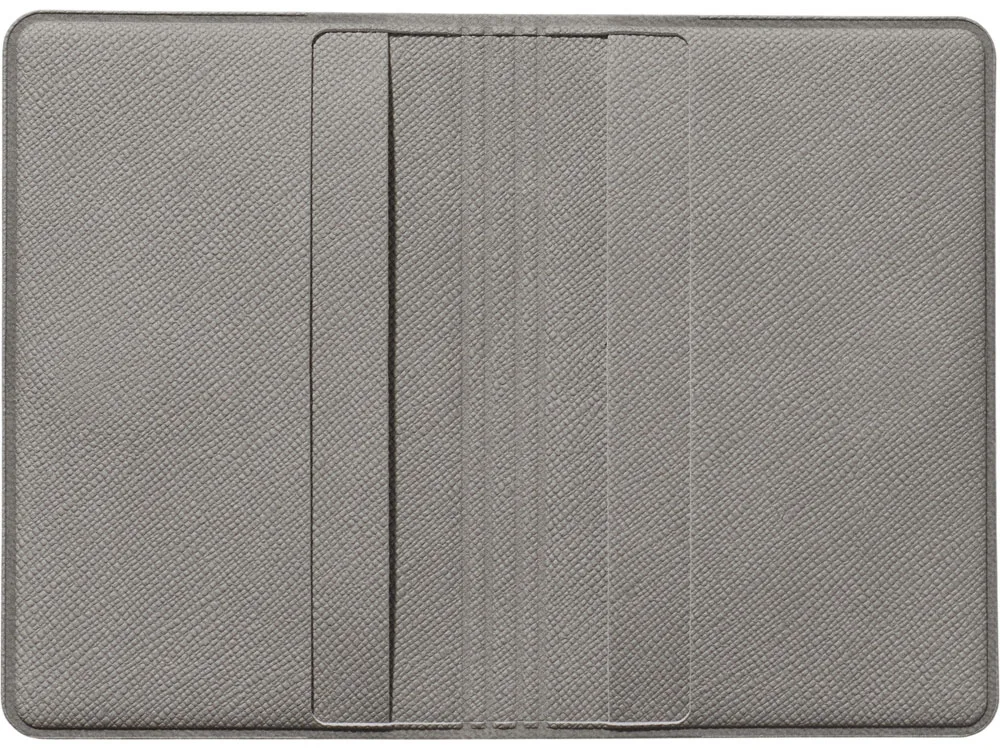 Футляр-книжка на 4-е карты с RFID "Favor", серый