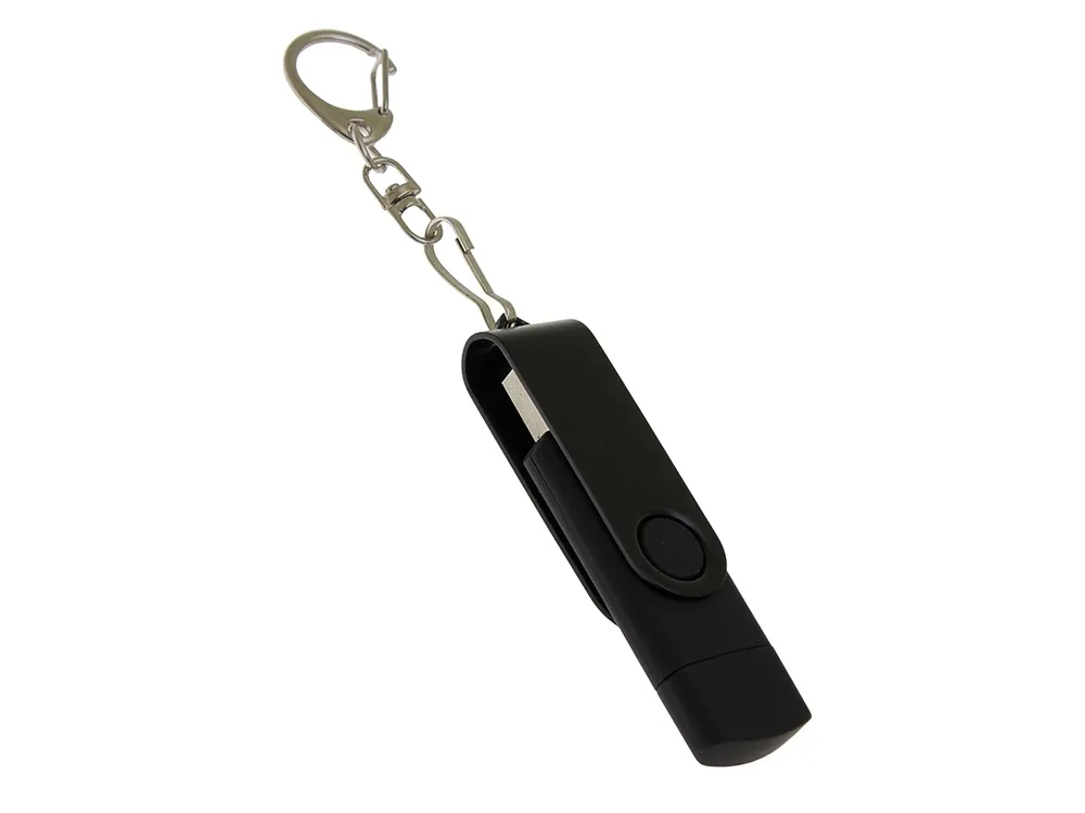 USB-флешка на 64 Гб 2 в 1 поворотный механизм