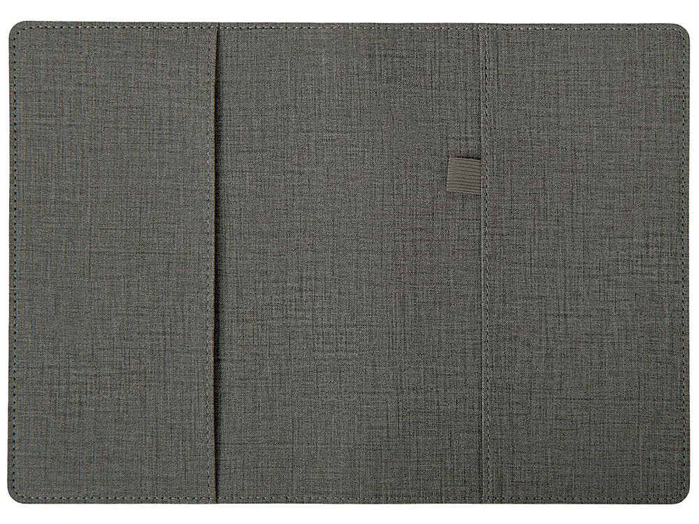Двустороннее портфолио из рпет-фетра и искусственной кожи "Felt", серый