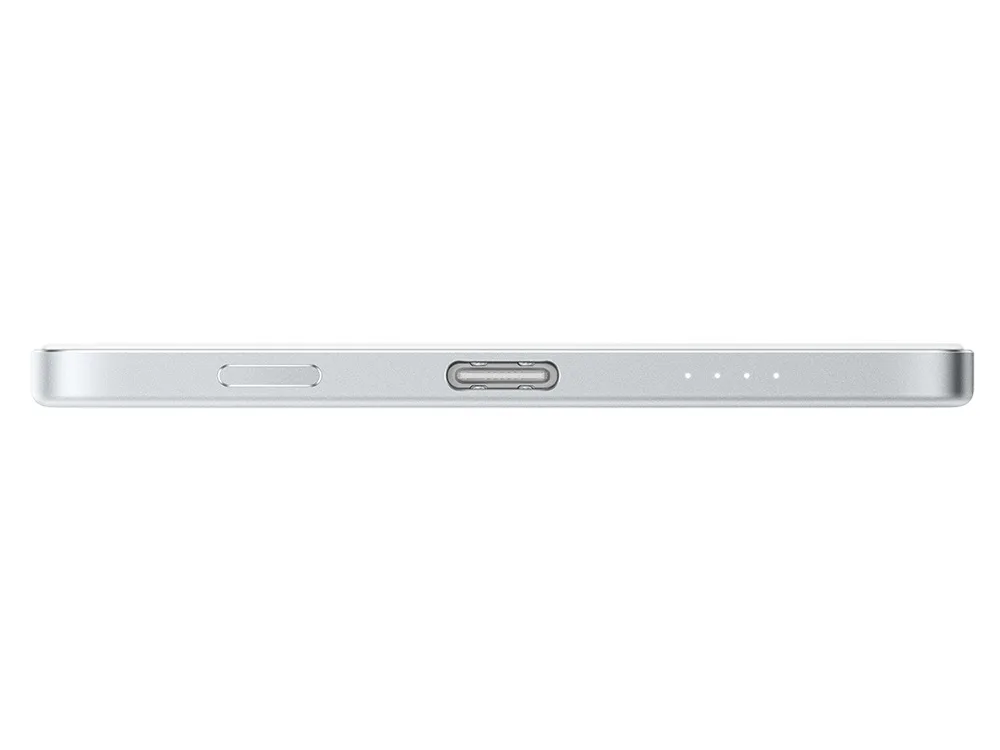 Внешний аккумулятор Xiaomi UltraThin Magnetic Power Bank 5000 15W GL Glacier Silver
