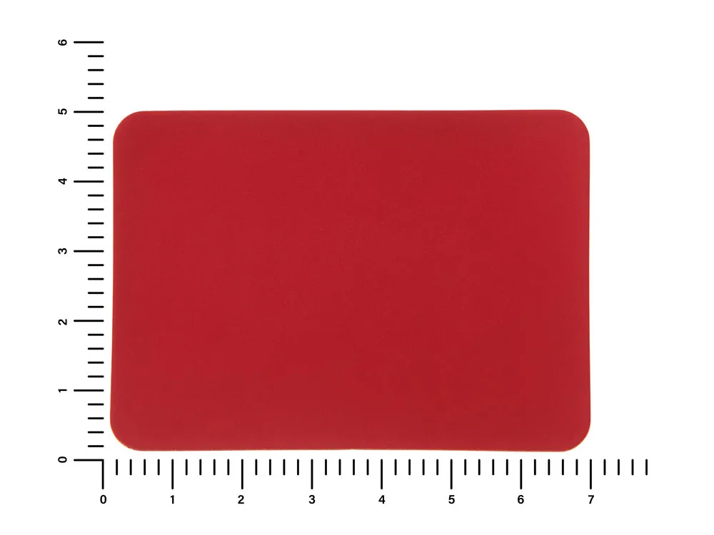 ПАТЧ ПРЯМОУГОЛНЫЙ soft-touch (красный) 5,0 х 7,0 см