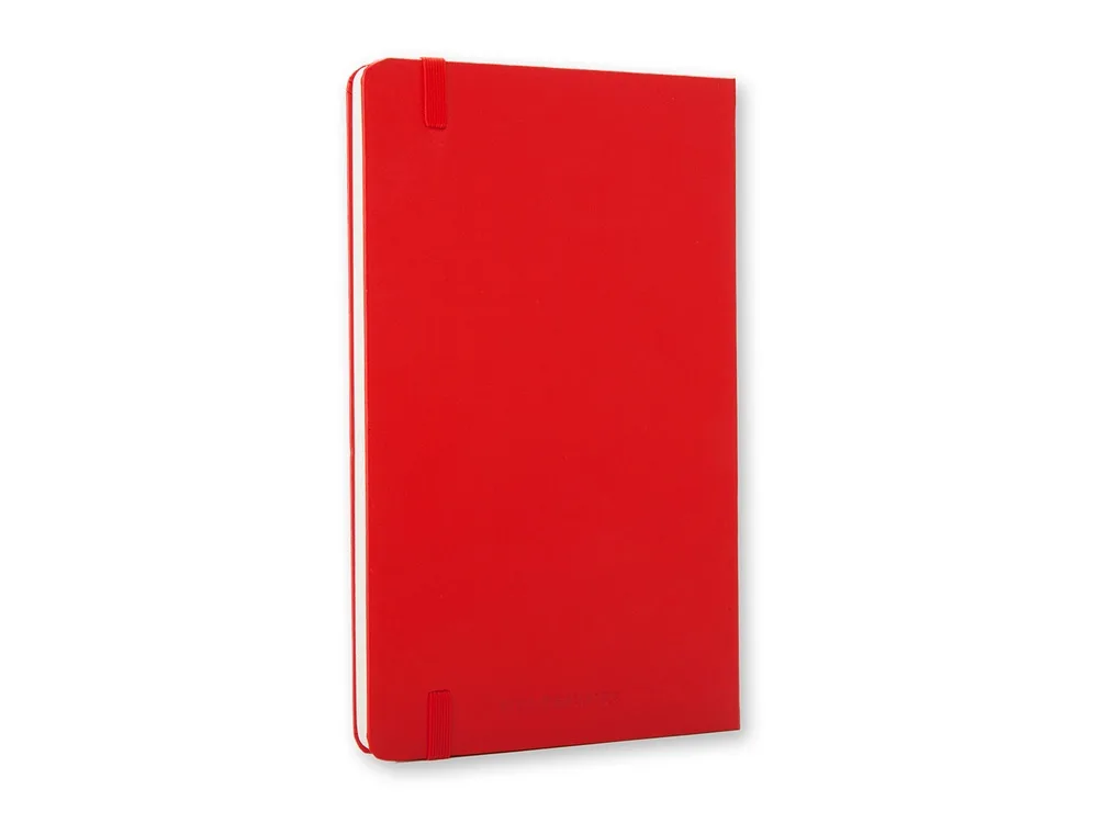 Записная книжка Moleskine Classic (нелинованный) в твердой обложке, Large (13х21см), красный