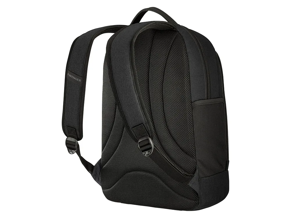 Рюкзак WENGER Oryson 16", чёрный, переработанный ПЭТ/Полиэстер, 32х45х19 см, 25 л.
