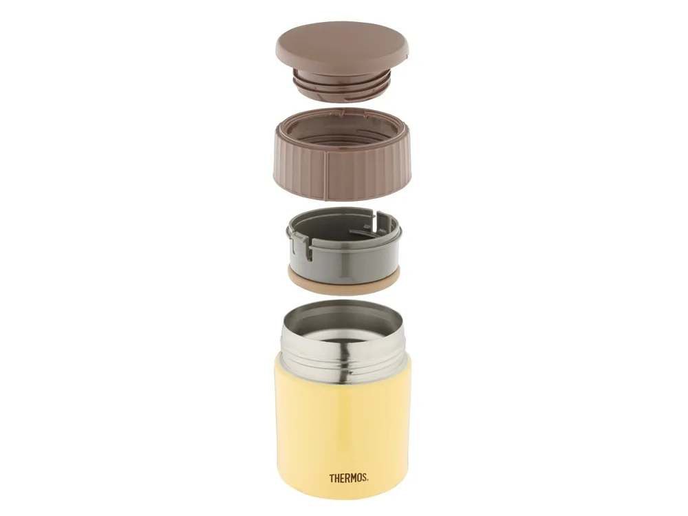Термос из нерж. стали для еды тм THERMOS JBQ-400-BNN 0.4L, желтый