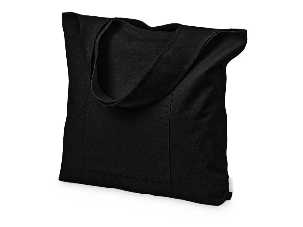 Сумка-шопер Vest из хлопка 340 г/м2, черный