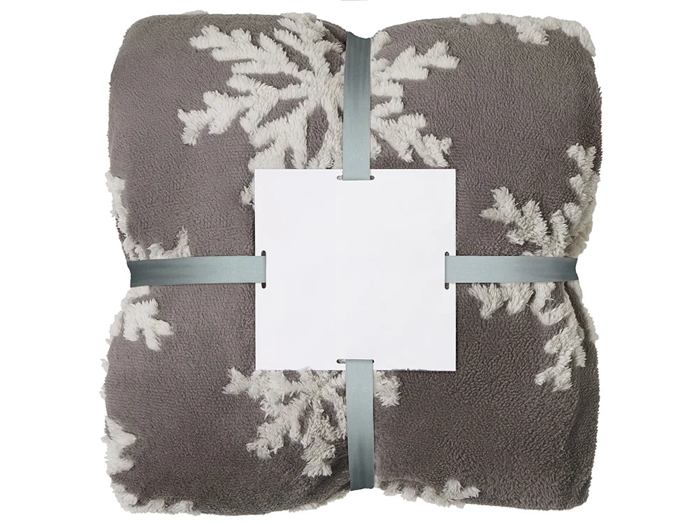 Плед Snowflake новогодний