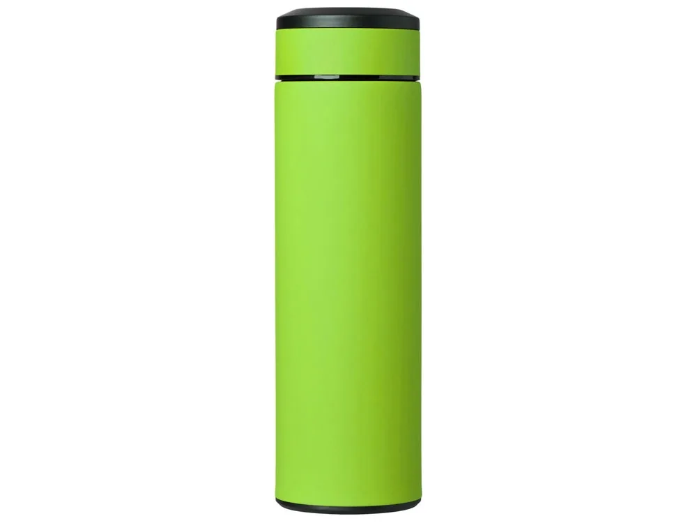 Вакуумный термос "Vacuum Flask C1", soft touch, 420мл, зеленое яблоко