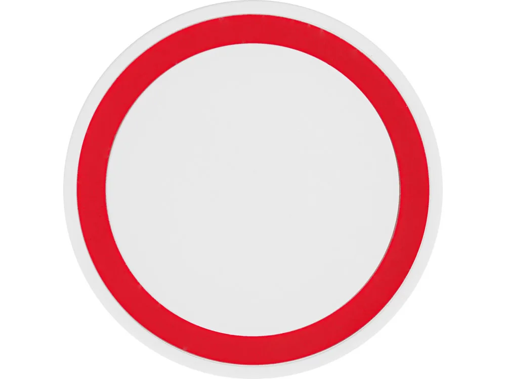 Беспроводное зарядное устройство «Dot», 5 Вт, белый/красный