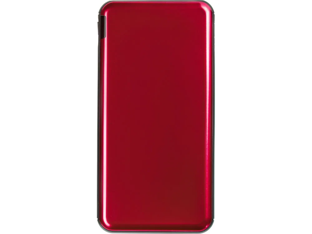 Внешний аккумулятор «Forge» v.2, металл, 10000mah, красный