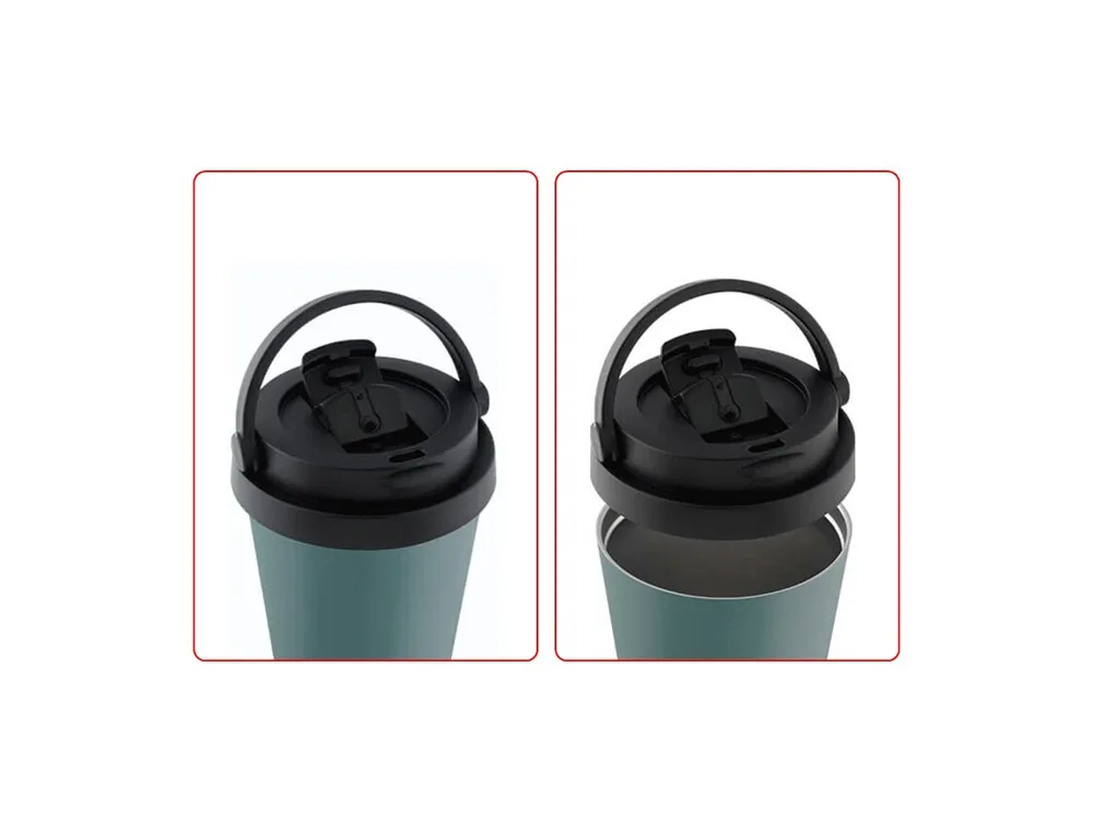Термокружка из нерж. стали тм THERMOcafe TCCM-500KA (RHG) 0,5L