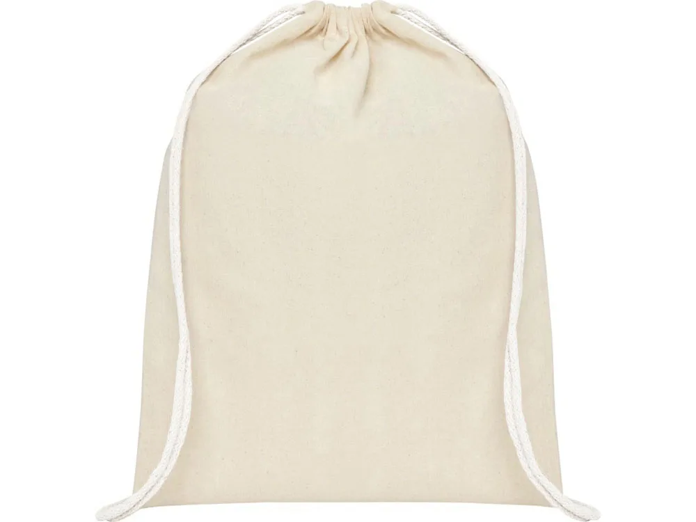 Рюкзак со шнурком Tenes из хлопка плотностью 140 г/м2, natural