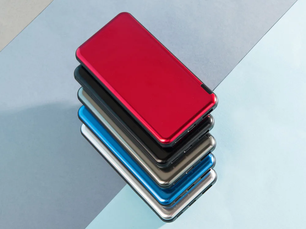 Внешний аккумулятор «Forge» v.2 металл, 10000mah, синий
