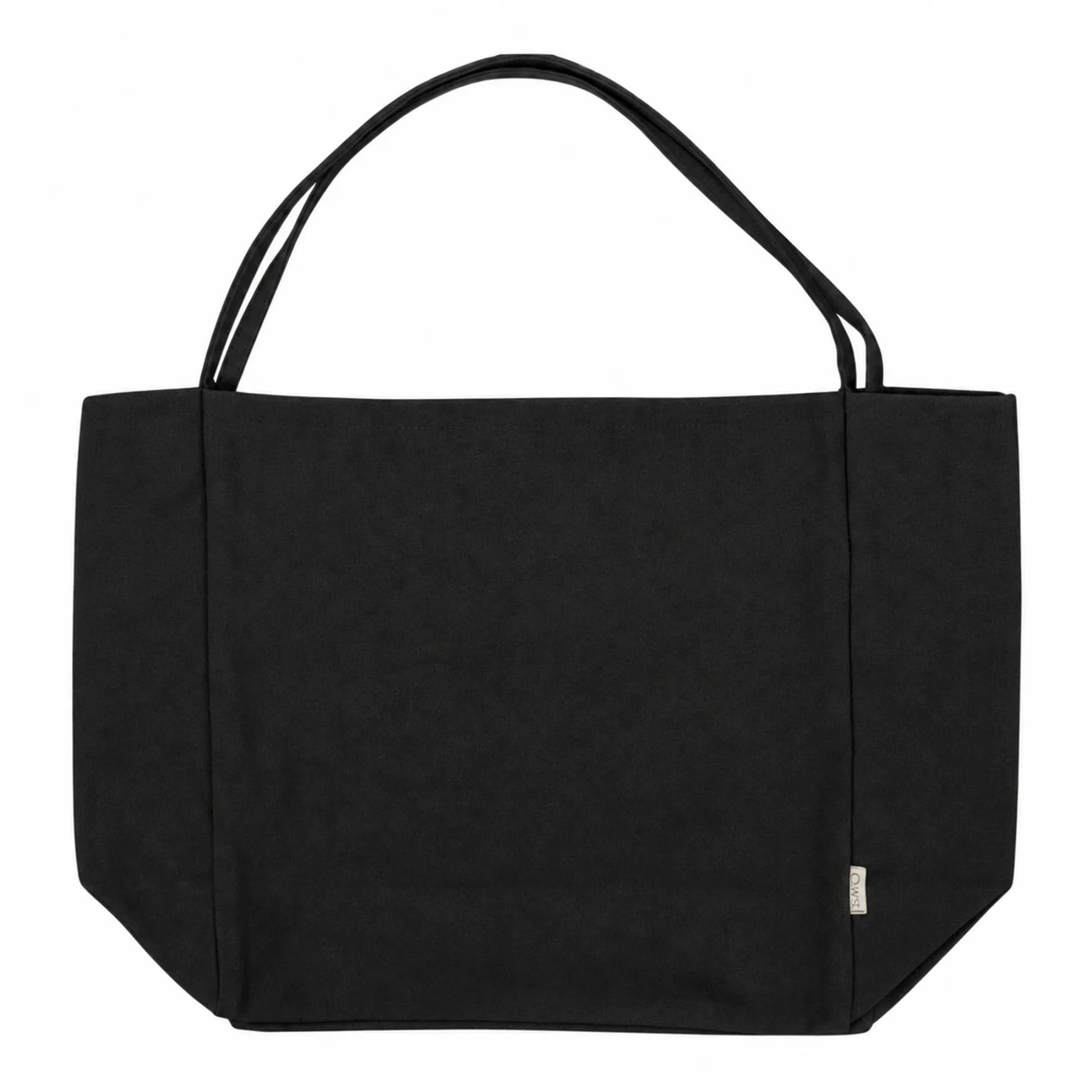 Шоппер-оверсайз Grossbag из переработанного хлопка 340 г, черный