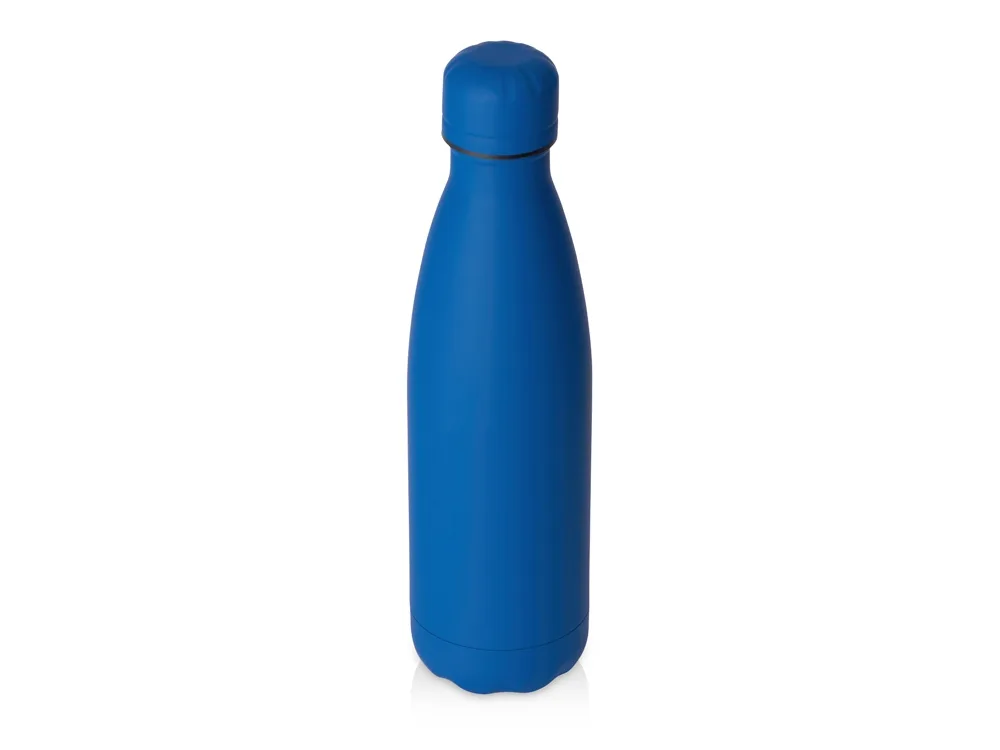 Вакуумная термобутылка "Vacuum bottle C1", soft touch, 500 мл, синий классический