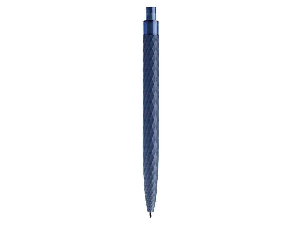 Ручка шариковая QS 01 PRT "софт-тач", синий