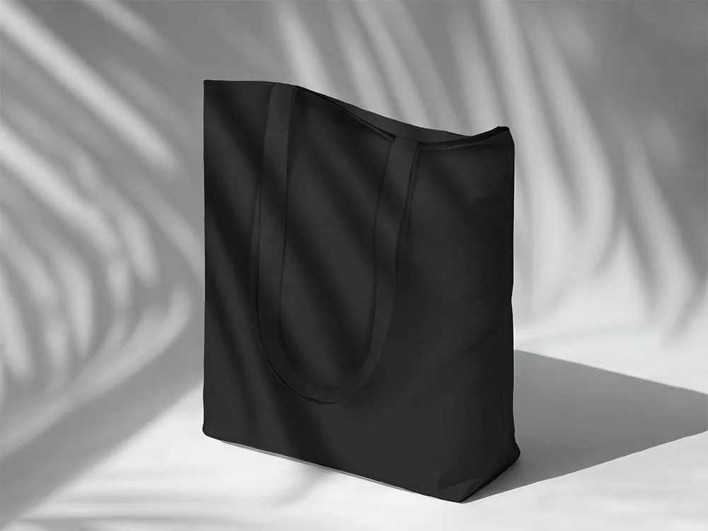 Сумка для шопинга Carryme 140 хлопковая, 140 г/м2, черный