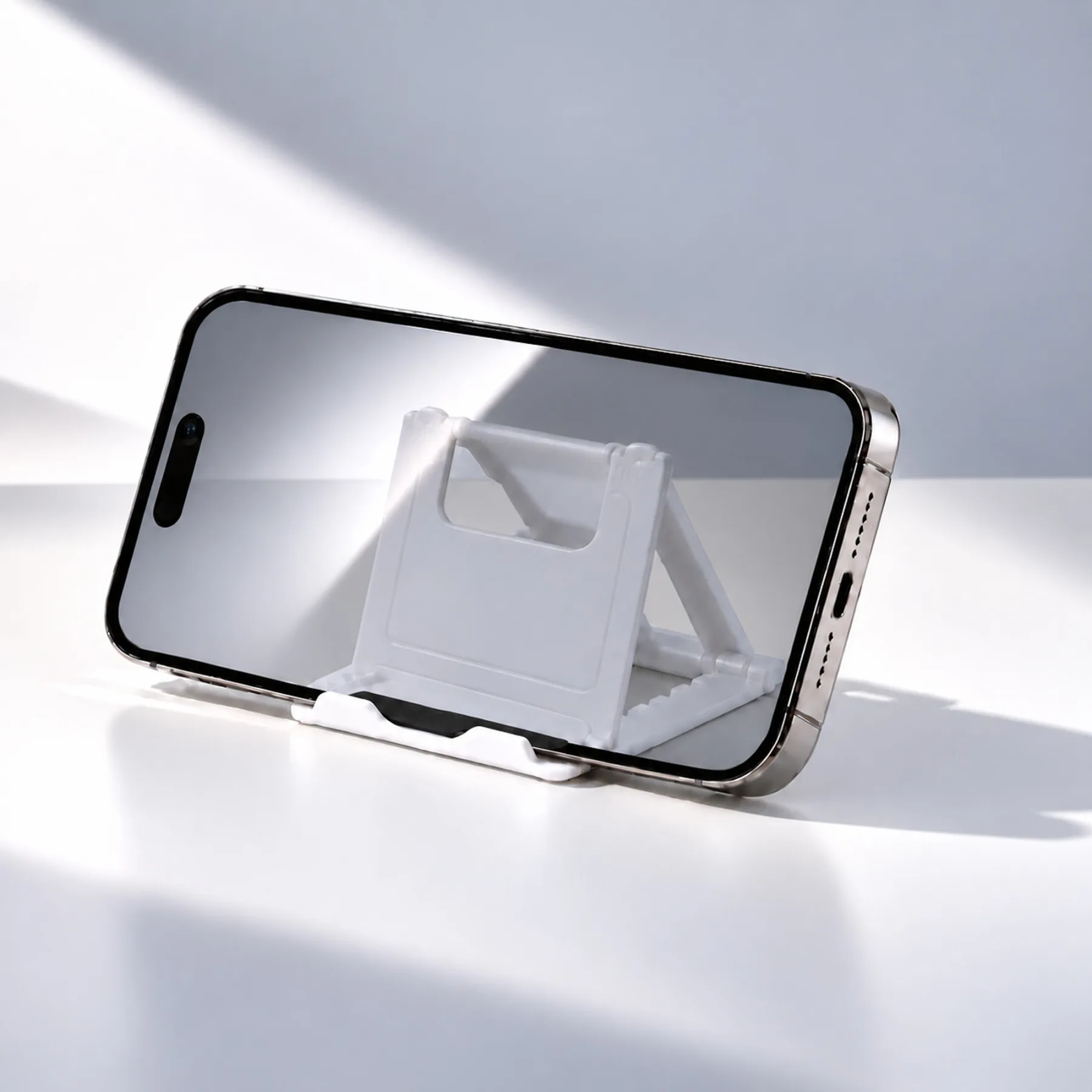 Подставка под смартфон с регулировкой угла наклона «Lever», белый
