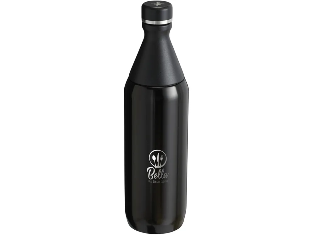 Бутылка для воды Stanley All Day Slim объемом 600 мл - черный глянцевый