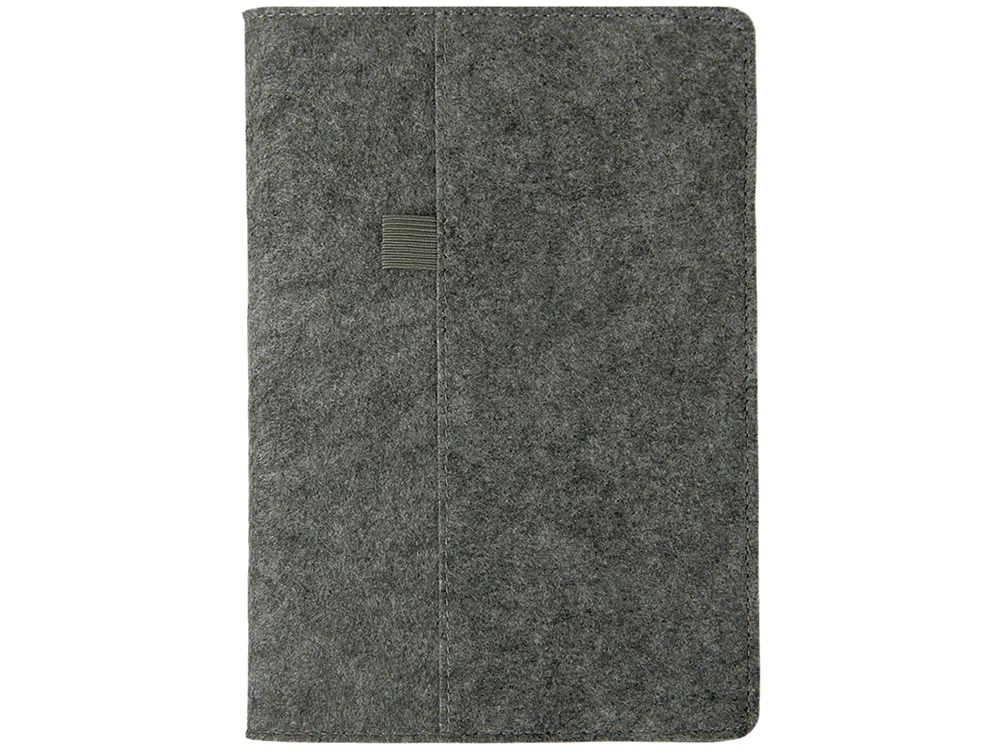 Двустороннее портфолио из рпет-фетра и искусственной кожи "Felt", серый