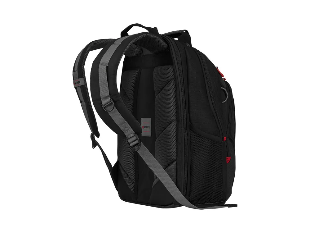 Рюкзак Legacy WENGER 16'', черный/серый, полиэстер/ПВХ, 35 x 25 x 45 см, 21 л