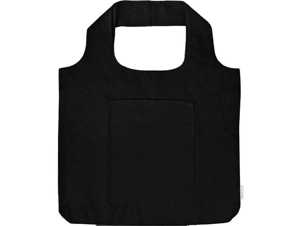 Сумка-шопер Vest из хлопка 340 г/м2, черный