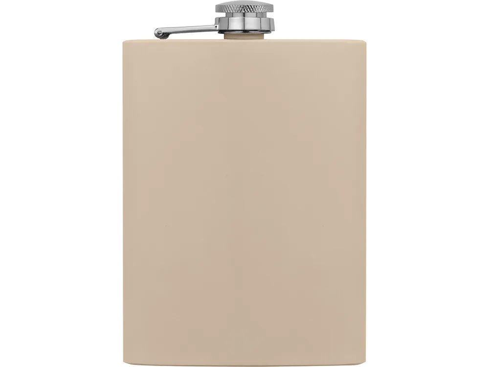 Фляжка 240 мл Remarque soft touch, 304 сталь, бежевый