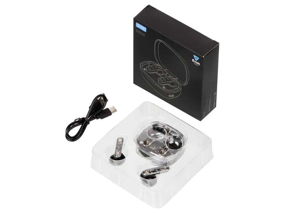 Беспроводные наушники TWS wireless "Sync", черный