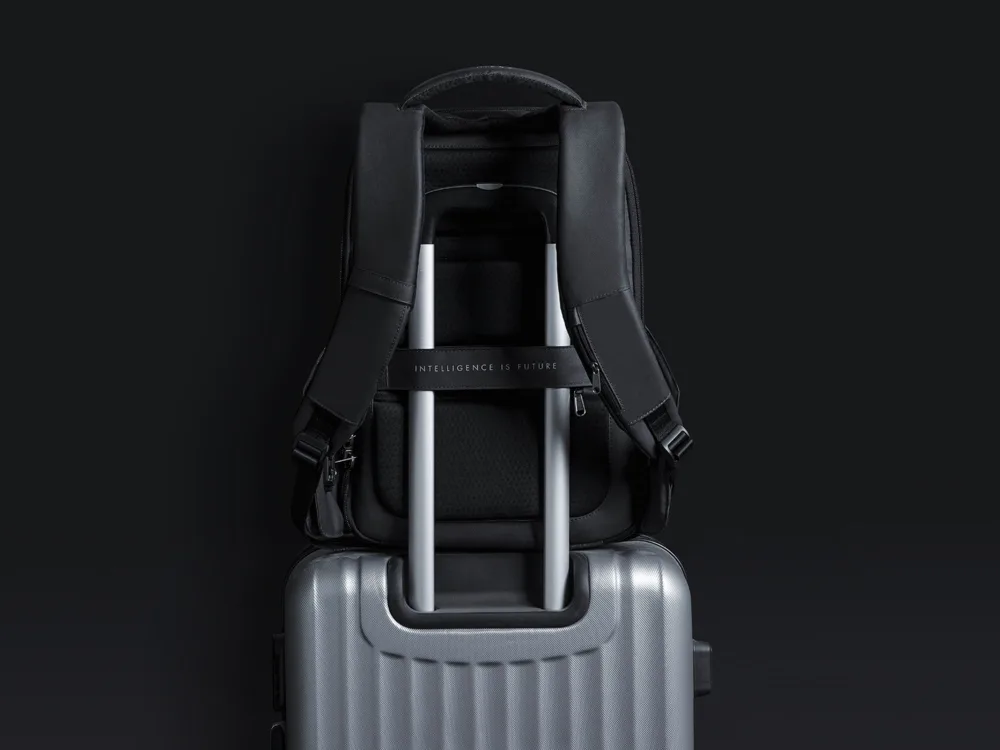 Водостойкий антикражный рюкзак Hipack для ноутбука 15.6", черный