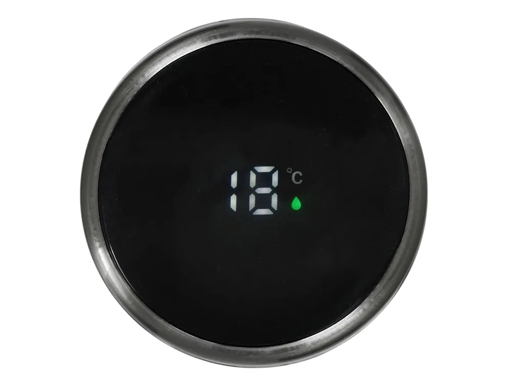 Стеклянный термос с индикатором температуры "Tapp", 500 мл, серебристый