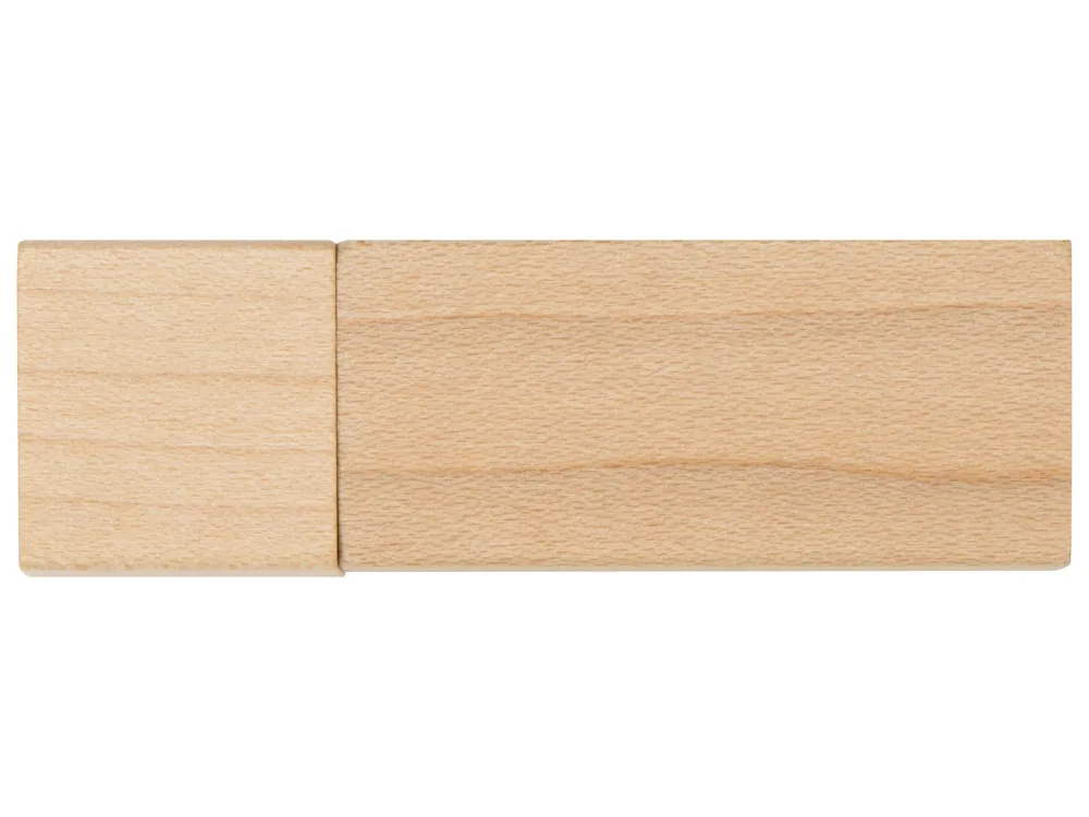 Флеш-карта USB 2.0 16 Gb «Woody» с магнитным колпачком, натуральный