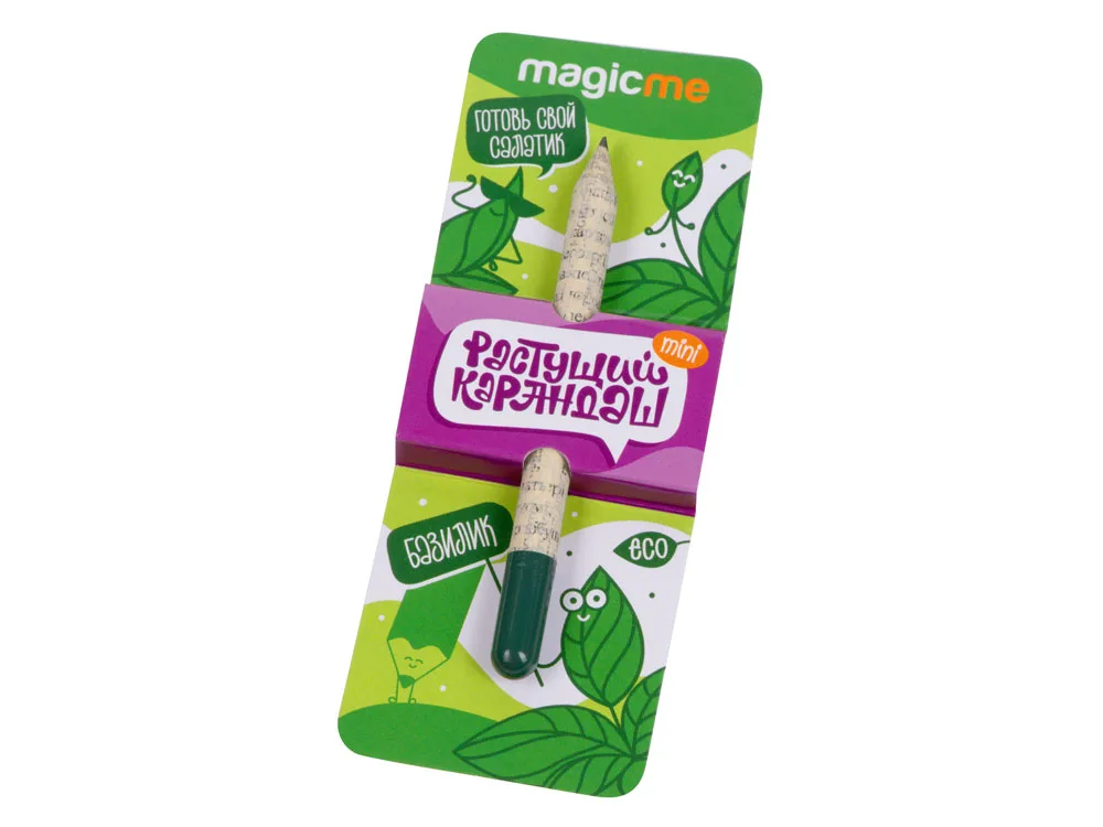 Растущий карандаш mini Magicme (1шт) - Базилик