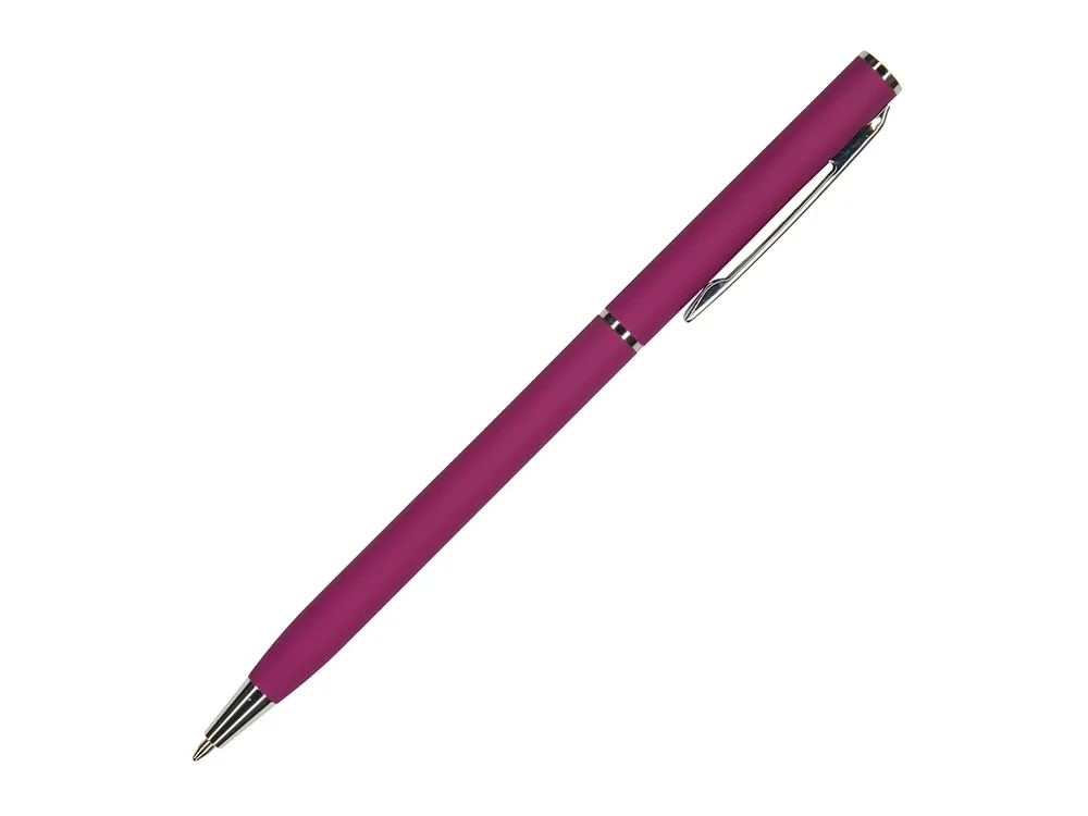 Ручка шариковая автоматическая BrunoVisconti® "PALERMO" цвет корпуса бордовый, soft-touch, 0.7 мм