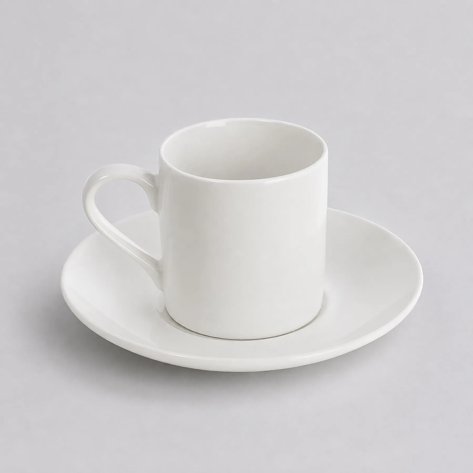 Кофейная пара прямой формы Espresso, 100мл, белый