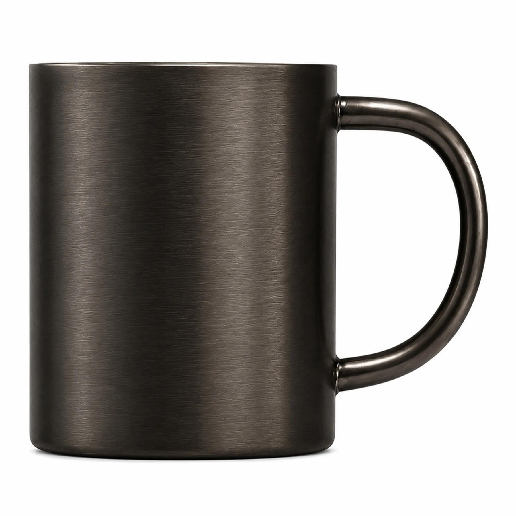 Стальная кружка с двойными стенками "Altai", gun metal