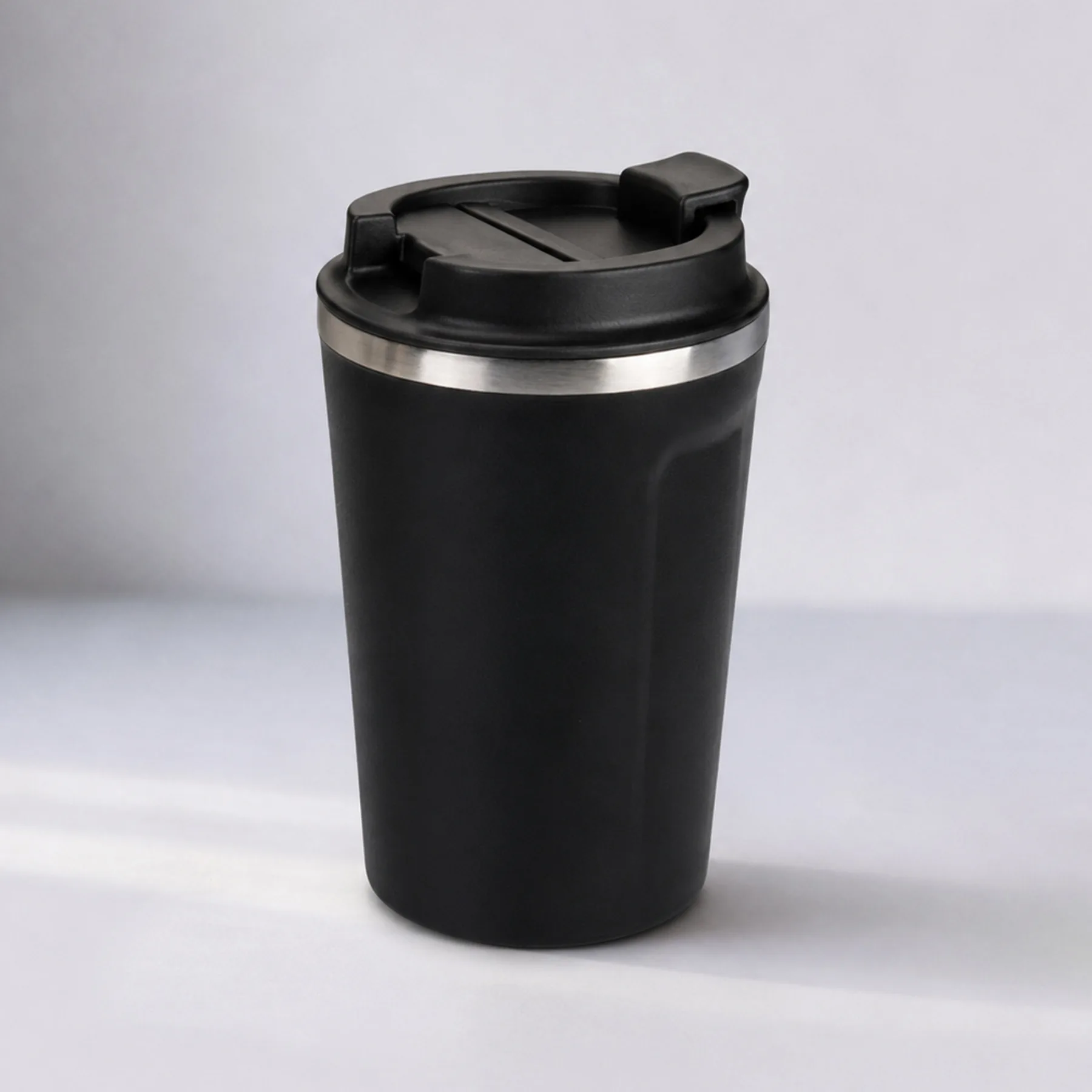 Термокружка CAFe COMPACT, 380 мл, черный