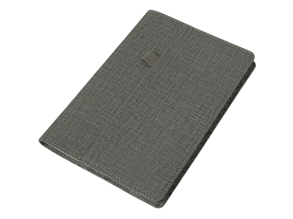 Двустороннее портфолио из рпет-фетра и искусственной кожи "Felt", серый