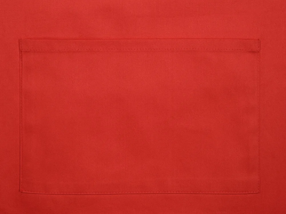 Хлопковый фартук 180gsm, красный