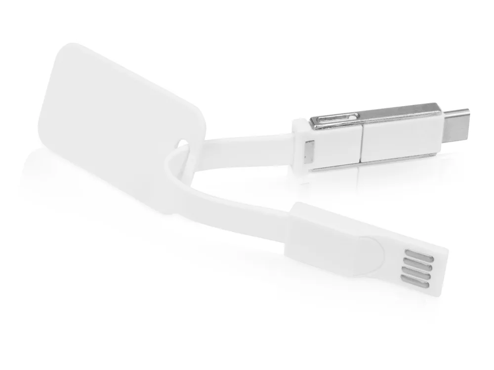Зарядный кабель 3-в-1 "Charge-it", белый
