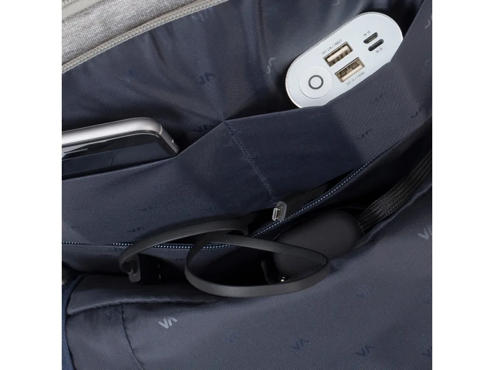 RIVACASE 7760 grey ECO рюкзак для ноутбука 15.6"