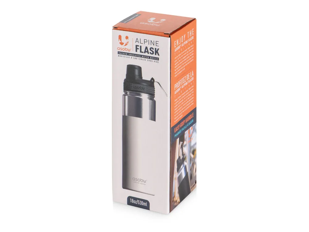 Вакуумная термобутылка «ALPINE FLASK», 530 мл, белый