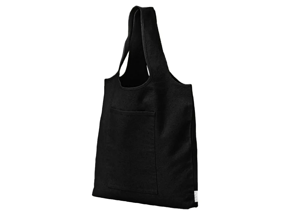 Сумка-шопер Vest из хлопка 340 г/м2, черный