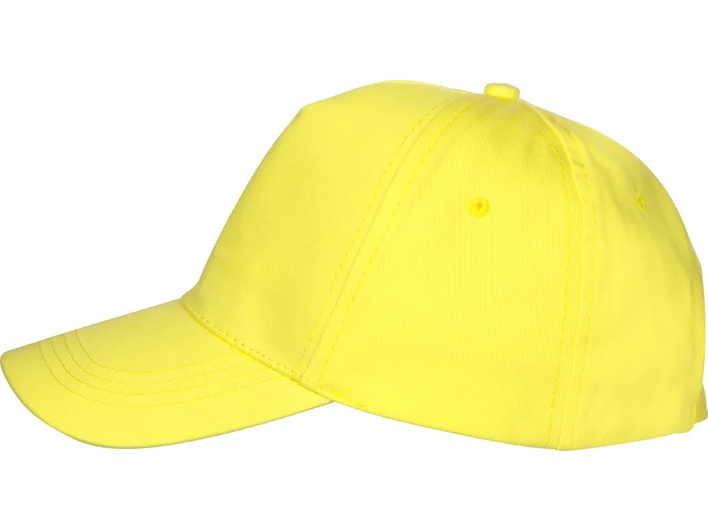 Бейсболка "Мемфис 230" 5-панельная, yellow