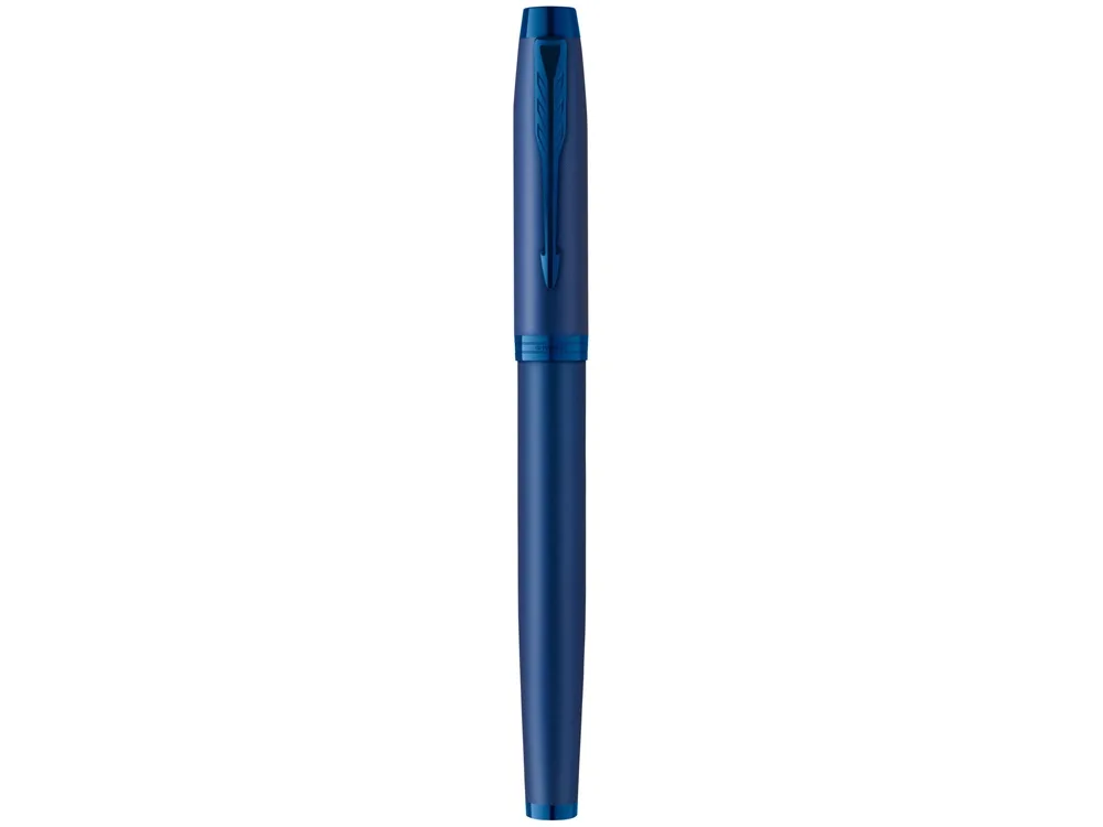 Ручка роллер Parker IM Monochrome Blue, стержень:F, цвет чернил: black, в подарочной упаковке.