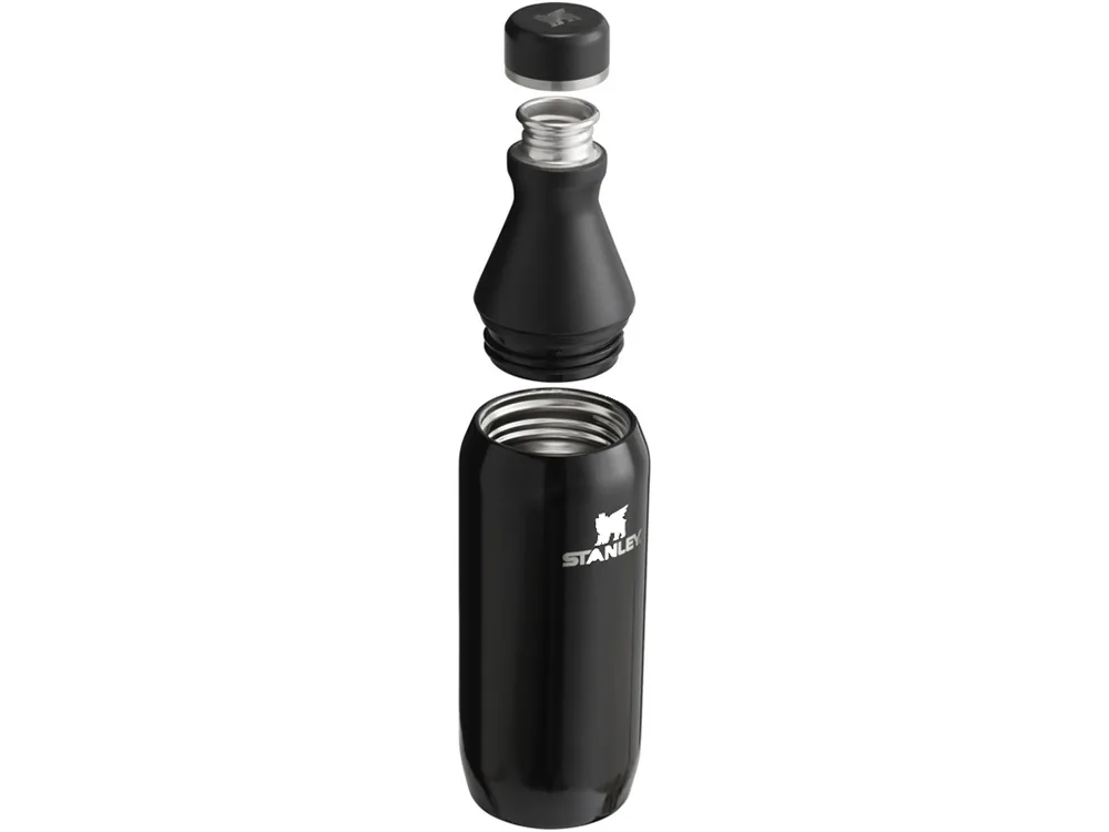 Бутылка для воды Stanley All Day Slim объемом 350 мл - черный глянцевый